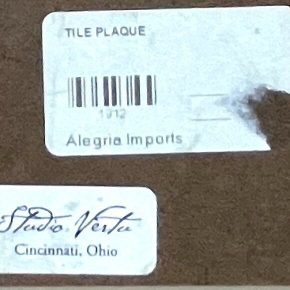 sAttribute French Artist Guy Christian Buffet Hand Painted Distressed Placques - Picture 5 of 9